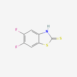 2(3H)-Benzothiazolethione, 5,6-difluoro-