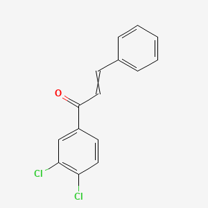 molecular formula C15H10Cl2O B8754763 1-(3,4-Dichlorophenyl)-3-phenylprop-2-en-1-one 