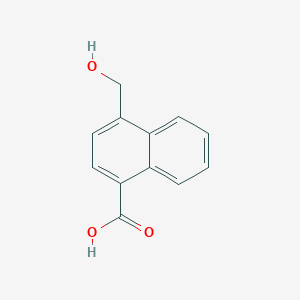 molecular formula C12H10O3 B8754809 4-(Hydroxymethyl)-1-naphthoic acid CAS No. 57322-46-0