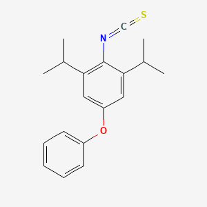 molecular formula C19H21NOS B8754829 4-Phenoxy-2,6-diisopropylphenylisothiocyanate CAS No. 80058-93-1