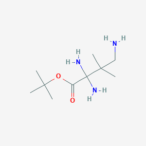 Tert-butyl 2,2,4-triamino-3,3-dimethylbutanoate