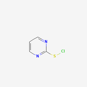 molecular formula C4H3ClN2S B8754869 2-Pyrimidinesulfenyl chloride CAS No. 61686-49-5