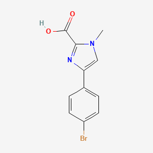 1H-Imidazole-2-carboxylic acid, 4-(4-bromophenyl)-1-methyl-