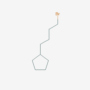 molecular formula C9H17Br B8754931 (4-Bromo-butyl)-cyclopentane 