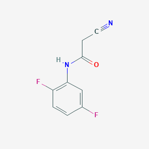 molecular formula C9H6F2N2O B8754952 2-Cyano-N-(2,5-difluorophenyl)acetamide 