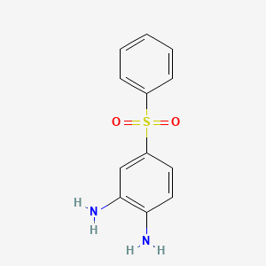 molecular formula C12H12N2O2S B8754958 4-(Benzenesulfonyl)benzene-1,2-diamine CAS No. 54029-75-3