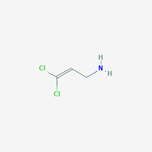 molecular formula C3H5Cl2N B8754981 3,3-Dichloroprop-2-en-1-amine CAS No. 61781-08-6