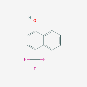 molecular formula C11H7F3O B8754989 1-(Trifluoromethyl)-4-naphthol 