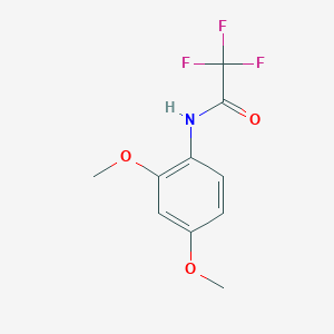 molecular formula C10H10F3NO3 B8754992 N-(2,4-dimethoxyphenyl)-2,2,2-trifluoroacetamide 
