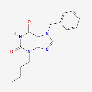 molecular formula C16H18N4O2 B8755042 7-Benzyl-3-butylxanthine CAS No. 200487-22-5