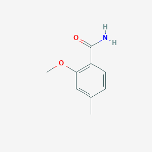 molecular formula C9H11NO2 B8755062 2-Methoxy-4-methylbenzamide 