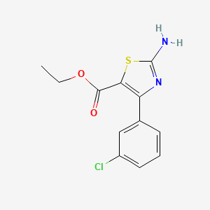 Ethyl 2-amino-4-(3-chloro)phenyl thiazole-5-carboxylate