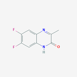 molecular formula C9H6F2N2O B8755104 6,7-difluoro-3-methyl-1H-quinoxalin-2-one 