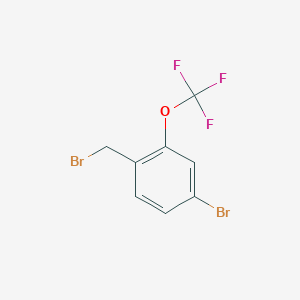 Benzene, 4-bromo-1-(bromomethyl)-2-(trifluoromethoxy)-