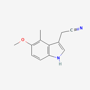 2-(5-Methoxy-4-methyl-1H-indol-3-yl)acetonitrile