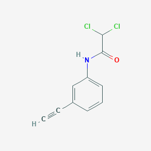 molecular formula C10H7Cl2NO B8755379 2,2-Dichloro-N-(3-ethynylphenyl) Acetamide 