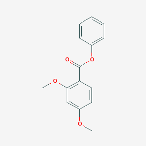 molecular formula C15H14O4 B8755415 Phenyl 2,4-dimethoxybenzoate 