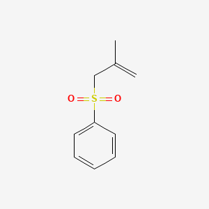 molecular formula C10H12O2S B8755436 (2-Methyl-prop-2-ene-1-sulfonyl)-benzene CAS No. 49639-05-6