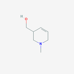molecular formula C7H13NO B8755469 1-Methyl-1,2,3,6-tetrahydropyridine-3-methanol 