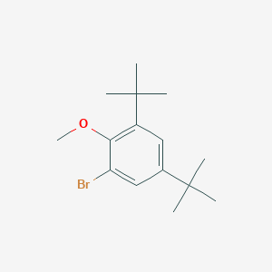 molecular formula C15H23BrO B8755495 1-Bromo-3,5-di-tert-butyl-2-methoxybenzene CAS No. 217819-14-2