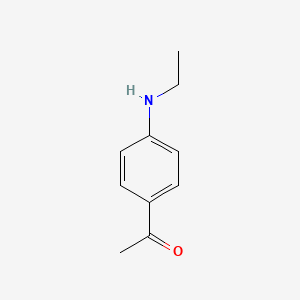 molecular formula C10H13NO B8755554 4-acetyl-N-ethylaniline CAS No. 73318-99-7