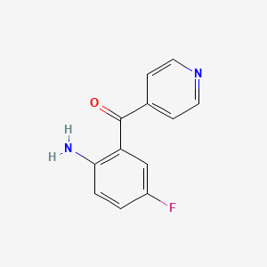 (2-Amino-5-fluorophenyl)(pyridin-4-yl)methanone