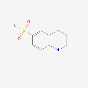 molecular formula C10H12ClNO2S B8755572 1-Methyl-1,2,3,4-tetrahydroquinoline-6-sulfonyl chloride CAS No. 947498-99-9