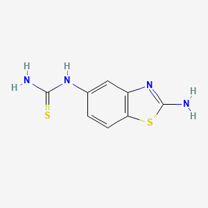 N-(2-Amino-1,3-benzothiazol-5-yl)thiourea