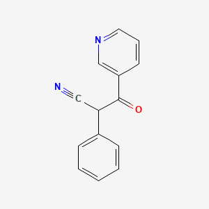 beta-Oxo-alpha-Phenyl-3-pyridinepropanenitrile