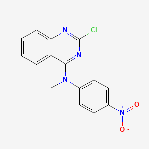 (2-Chloro-quinazolin-4-yl)-(4-nitro-phenyl)-methyl-amine