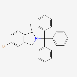 (R)-5-Bromo-1-methyl-2-tritylisoindoline