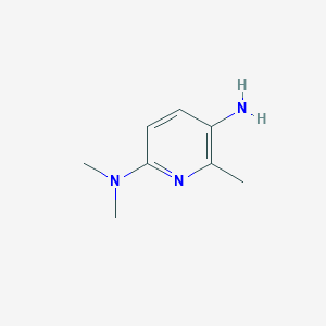 molecular formula C8H13N3 B8755768 N2,N2,6-Trimethylpyridine-2,5-diamine 