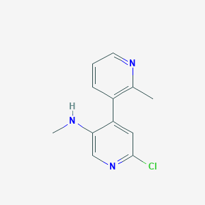 B8755804 6'-Chloro-N,2-dimethyl-[3,4'-bipyridin]-3'-amine CAS No. 825644-37-9