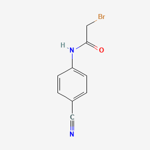 molecular formula C9H7BrN2O B8755825 2-Bromo-N-(4-cyanophenyl)acetamide CAS No. 92767-14-1