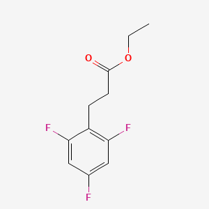 molecular formula C11H11F3O2 B8755836 Ethyl 3-(2,4,6-trifluorophenyl)propanoate CAS No. 377084-09-8