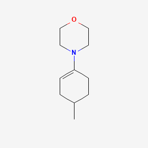 molecular formula C11H19NO B8755879 4-Methyl-1-morpholinocyclohexene CAS No. 5601-45-6
