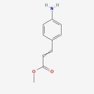 molecular formula C10H11NO2 B8755905 2-Propenoic acid, 3-(4-aminophenyl)-, methyl ester 