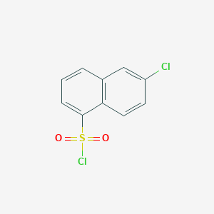 molecular formula C10H6Cl2O2S B8755989 6-Chloronaphthalene-1-sulfonyl chloride CAS No. 102153-61-7