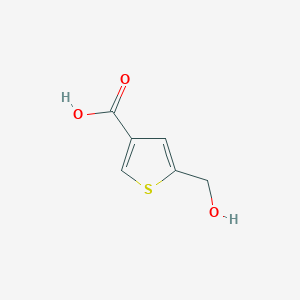 molecular formula C6H6O3S B8756108 5-(Hydroxymethyl)thiophene-3-carboxylic acid CAS No. 25744-99-4