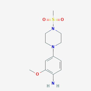 2-(Methyloxy)-4-[4-(methylsulfonyl)-1-piperazinyl]aniline