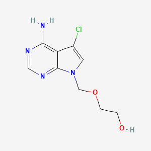 Ethanol, 2-[(4-amino-5-chloro-7H-pyrrolo[2,3-d]pyrimidin-7-yl)methoxy]-