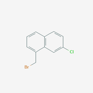 molecular formula C11H8BrCl B8756175 1-(Bromomethyl)-7-chloronaphthalene 