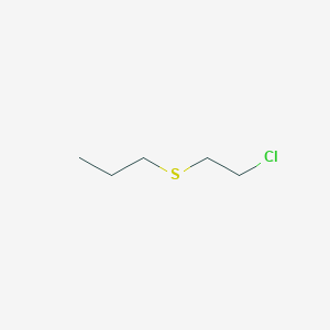 molecular formula C5H11ClS B8756198 2-Chloroethyl n-propyl sulfide CAS No. 4303-42-8