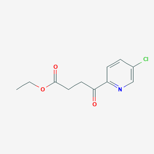 Ethyl 4-(5-chloropyridin-2-yl)-4-oxobutanoate