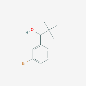 molecular formula C11H15BrO B8756249 1-(3-Bromophenyl)-2,2-dimethylpropan-1-ol 