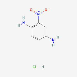 molecular formula C6H8ClN3O2 B8756257 2-Nitrobenzene-1,4-diamine hydrochloride CAS No. 71776-05-1