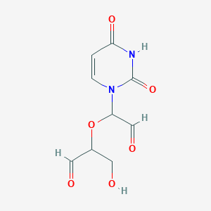 molecular formula C9H10N2O6 B8756287 Uridine dialdehyde CAS No. 42400-25-9