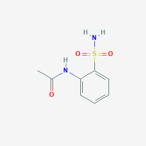 molecular formula C8H10N2O3S B8756356 N-(2-Sulfamoylphenyl)acetamide CAS No. 69943-39-1