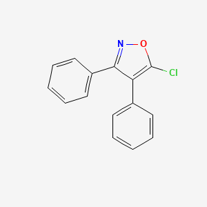 molecular formula C15H10ClNO B8756361 5-Chloro-3,4-diphenyl-1,2-oxazole CAS No. 63954-98-3