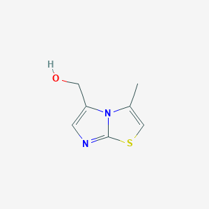 molecular formula C7H8N2OS B8756367 (3-Methylimidazo[2,1-B]thiazol-5-YL)methanol 